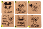 Disney Inspired Stitch Cork Coasters