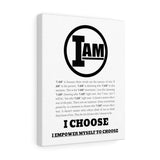 I AM Canvas Wall Decor