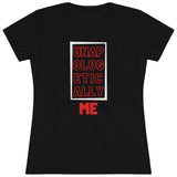 Unapologetically Me Women Fitted Triblend Short Sleeve Shirt
