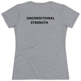 Unconditional Strength Women Fitted Short Sleeve Shirt