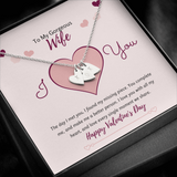 Sweetest Hearts Necklace Wife Valentine's Day
