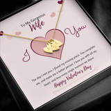 Sweetest Hearts Necklace Wife Valentine's Day