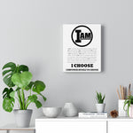 I AM Canvas Wall Decor
