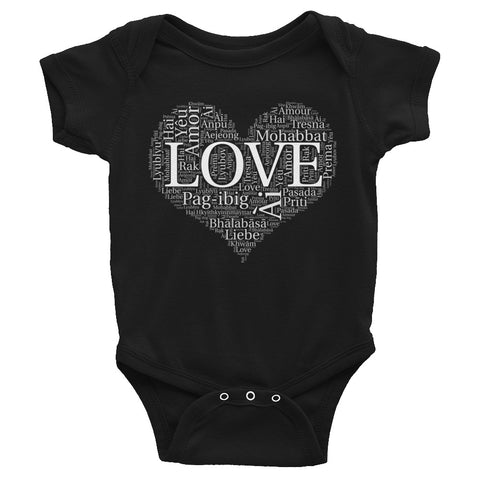 LOVE Infant Bodysuit