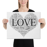 Language of Love Canvas Art