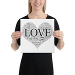Language of Love Canvas Art