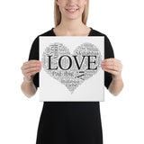 Language of Love Canvas Art