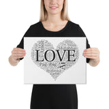 Language of Love Canvas Art