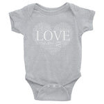 LOVE Infant Bodysuit