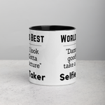 World's Best Selfie Taker Mug with Color Inside
