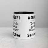 World's Best Selfie Taker Mug with Color Inside