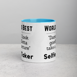 World's Best Selfie Taker Mug with Color Inside