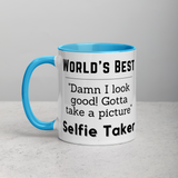 World's Best Selfie Taker Mug with Color Inside