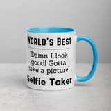 World's Best Selfie Taker Mug with Color Inside