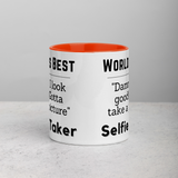 World's Best Selfie Taker Mug with Color Inside