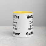 World's Best Selfie Taker Mug with Color Inside