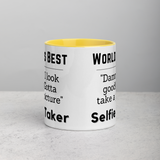 World's Best Selfie Taker Mug with Color Inside