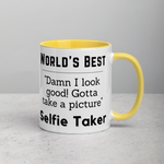 World's Best Selfie Taker Mug with Color Inside