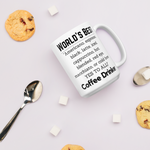 World's Best Coffee Drinker White Glossy Mug